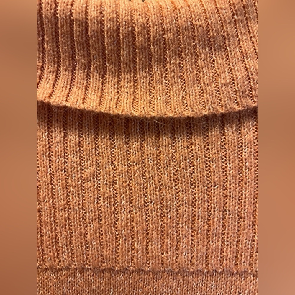 Christopher & Banks Turtle Neck Sweater with Front Pockets Pink Women’s Size XL - Picture 3 of 9